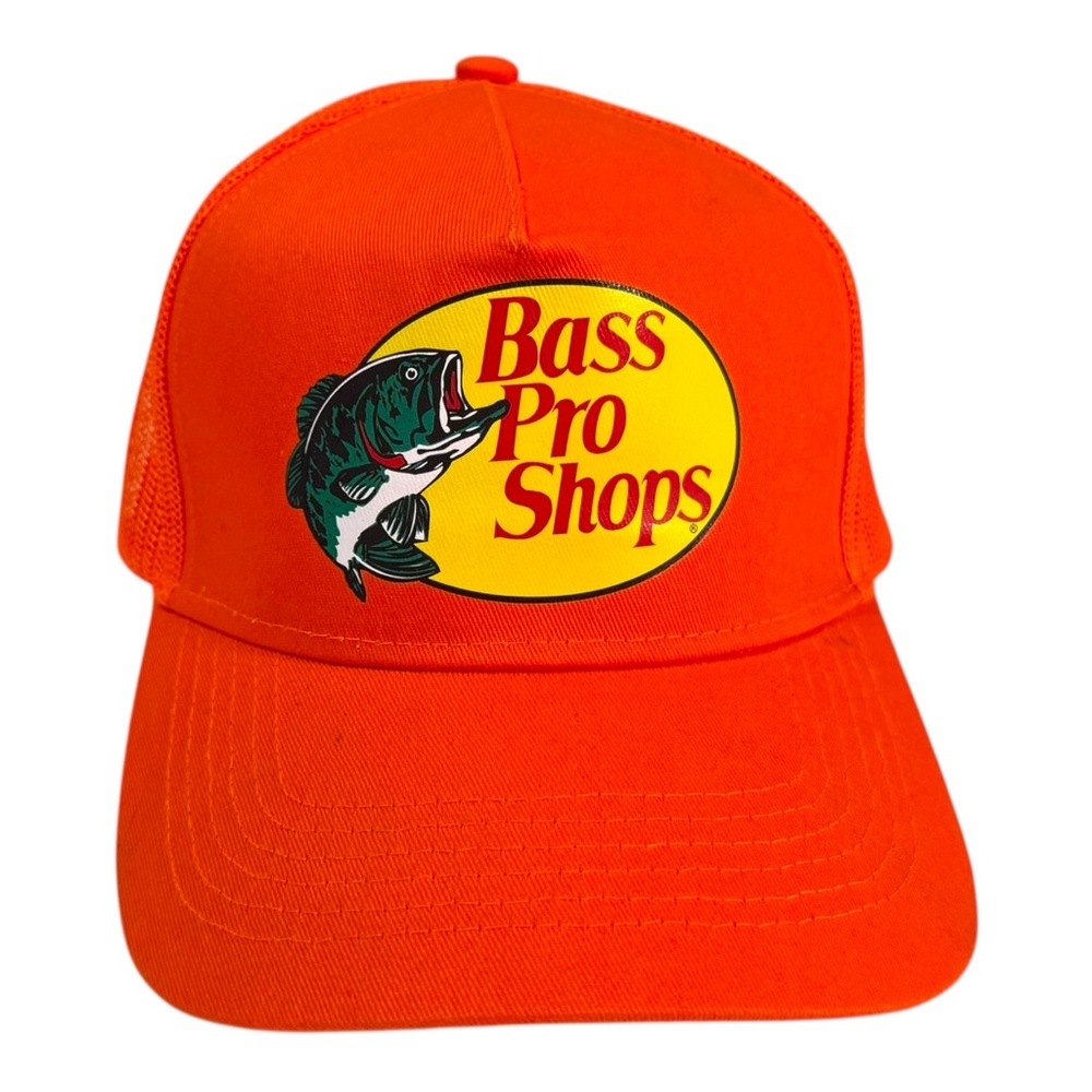 Bass Pro Shops Bright Orange‎ Logo Hat